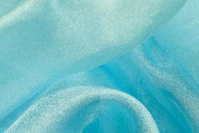 Tie, Aqua Organza
