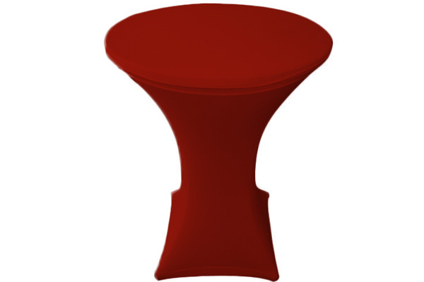 30" Rnd (38"h) Bright Red Spandex