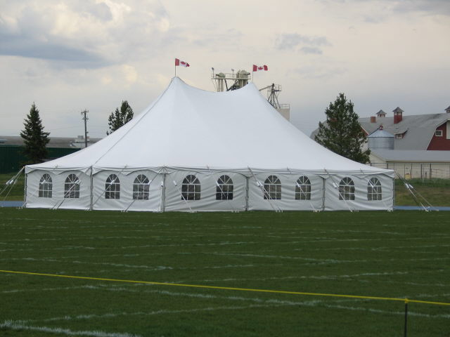 Tent, 40' X 60' Pole White