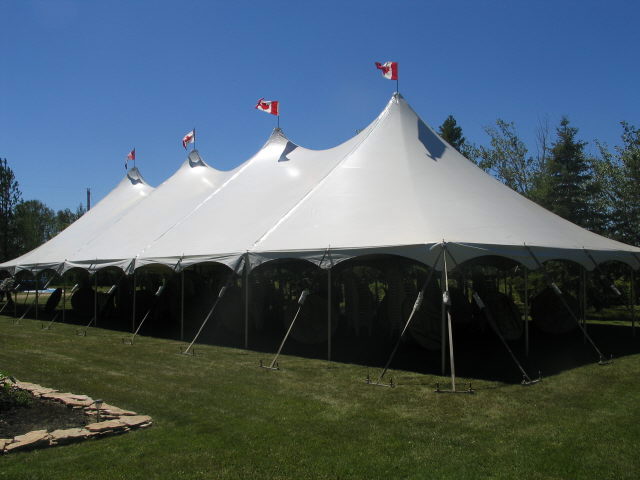 Tent, 40' X 100' Pole White