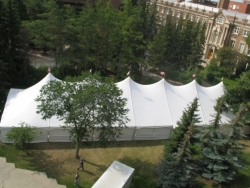 Tent, 40' X 140' Pole White
