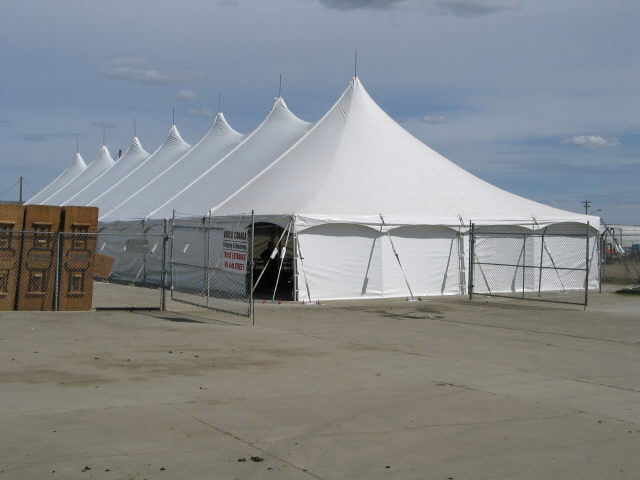 Tent, 40' X 160' Pole White