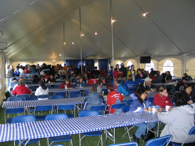 Tent, 40' X 200' Pole White