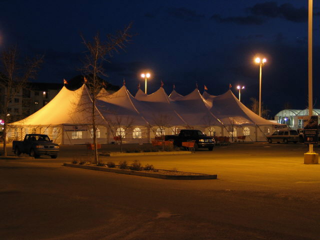 Tent, 60' X 120' Pole White