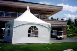 Tent, 15' X 15' Frame White