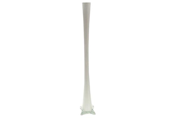 Vase, Eiffel Tower White 24"