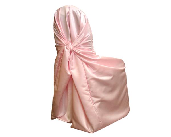 Chair Wrap, Pink Matte Satin