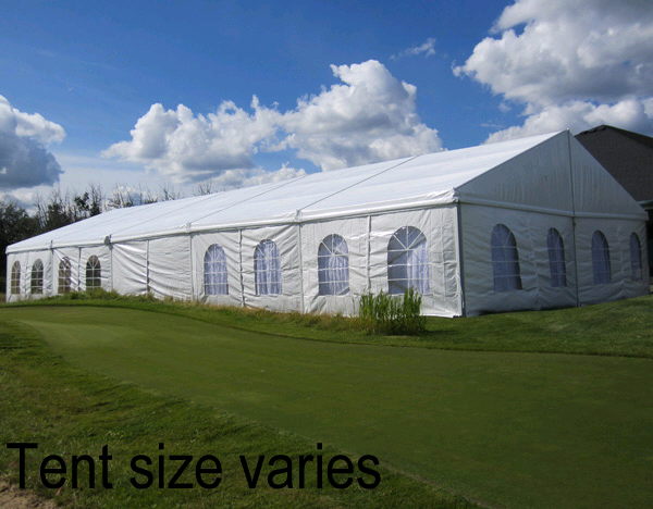 Tent, 12m X 20m Clearspan White
