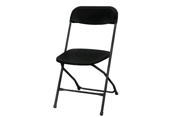 Chair, Folding Black
