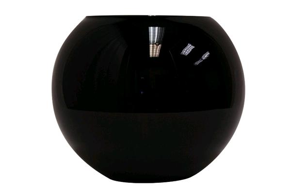 Rose Bowl, Black 8" Dia.