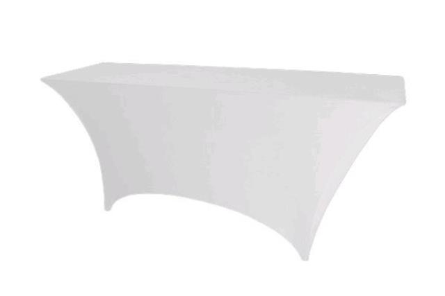 30" X 96" White Spandex (Ses)