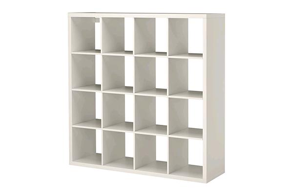 Bookcase, White 59" High X 59" Width