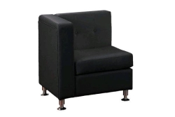 Sectional, Black Vip Corner