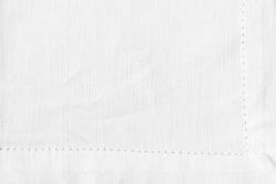 NAPKIN, WHITE HEMSTITCHED 20" x 20"
