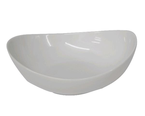 Bowl, Oval White 9"