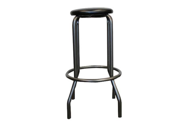 Stool, Bar Black/Pewter